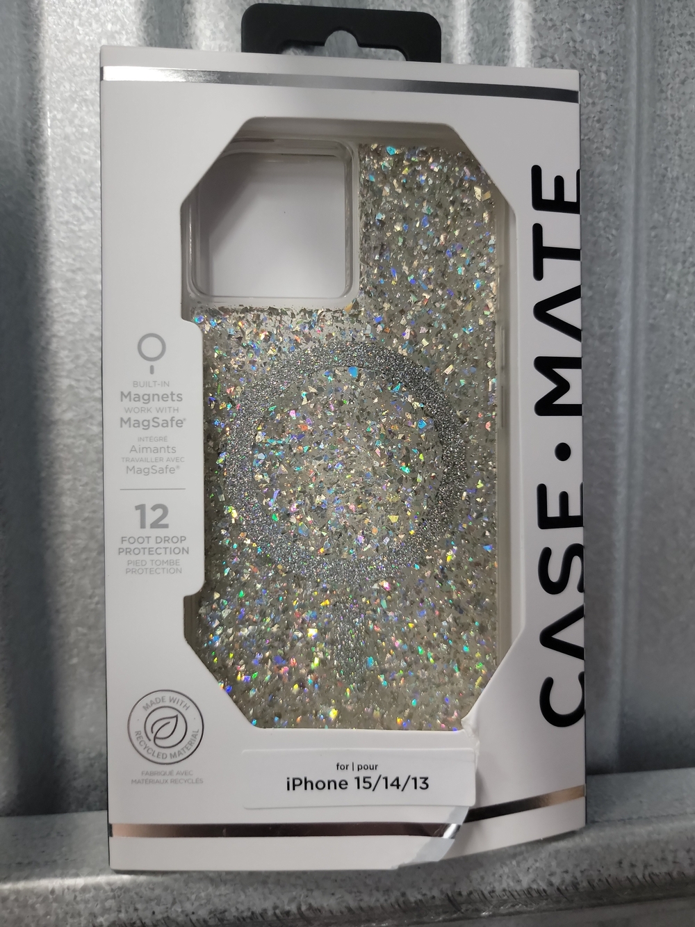 Case-Mate Glitter MagSafe iPhone 15/14/13 Case - Twinkle Disco